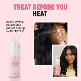 Drybar Hot Toddy Heat Protectant Mist packaging side view