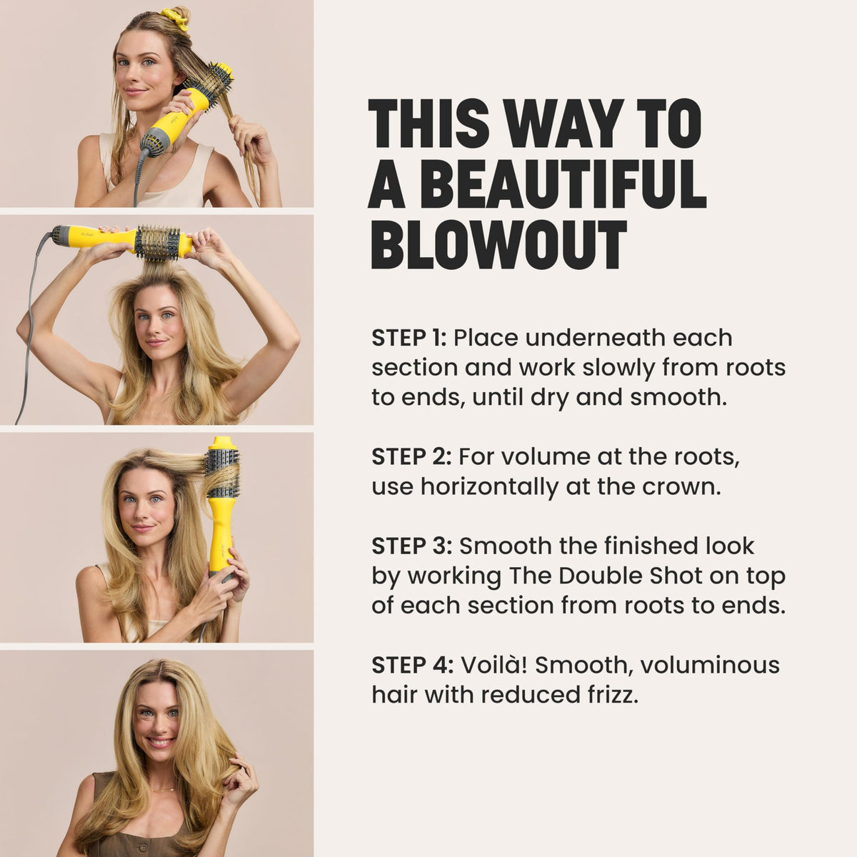 Drybar The Double Shot brush in a lifestyle setting