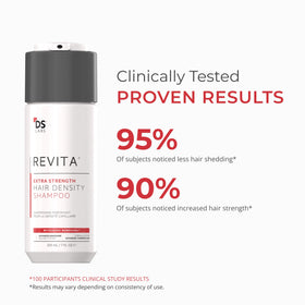 ds labs Revita Extra Strength Shampoo 205mL side view