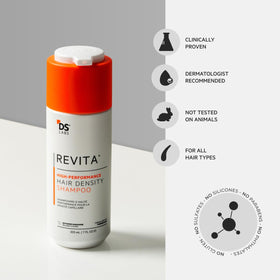 ds labs Revita Hair Density Shampoo 100 mL in hand