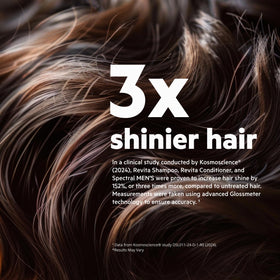 ds labs Revita Hair Density Shampoo in use during shower