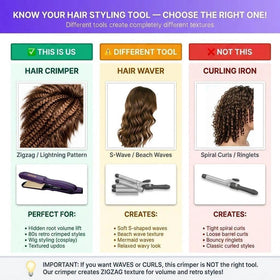 DSHOW Crimping Iron compact design for styling