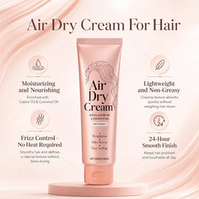 dssuoa Air Dry Cream 2Pcs application on towel-dried hair
