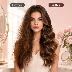 dssuoa Air Dry Cream 2Pcs lifestyle scene with styled hair