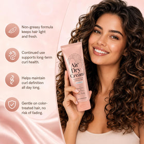 dssuoa Air Dry Cream 2Pcs with castor oil and coconut oil ingredients