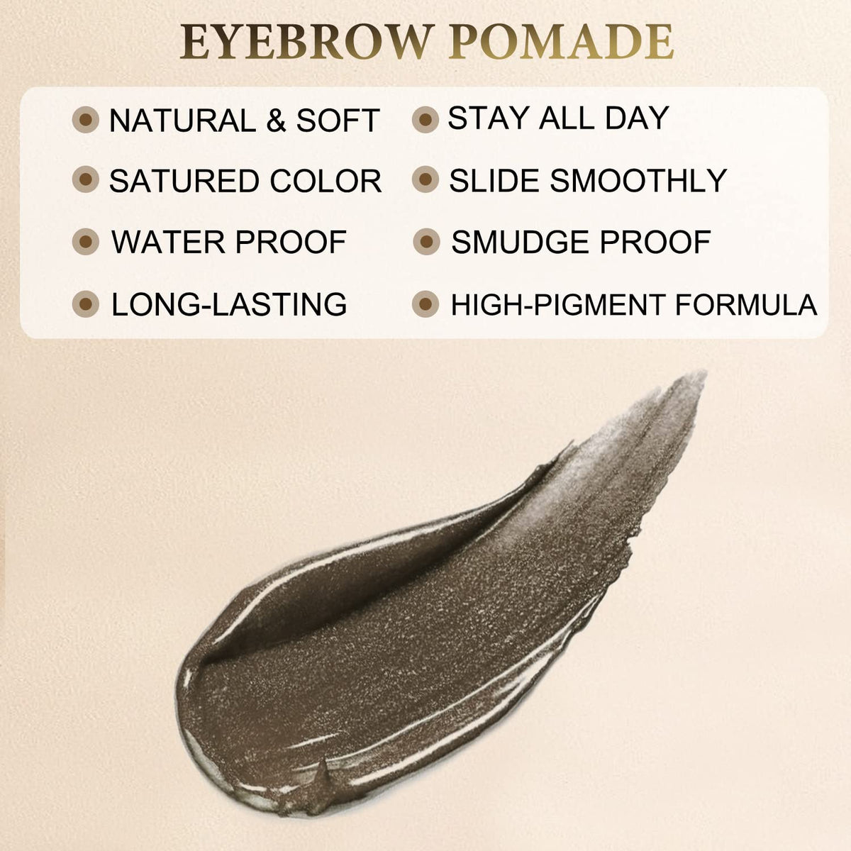 Dual-ended eyebrow brush from LAVONE Eyebrow Pen Kit