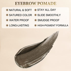 Dual-ended eyebrow brush from LAVONE Eyebrow Pen Kit