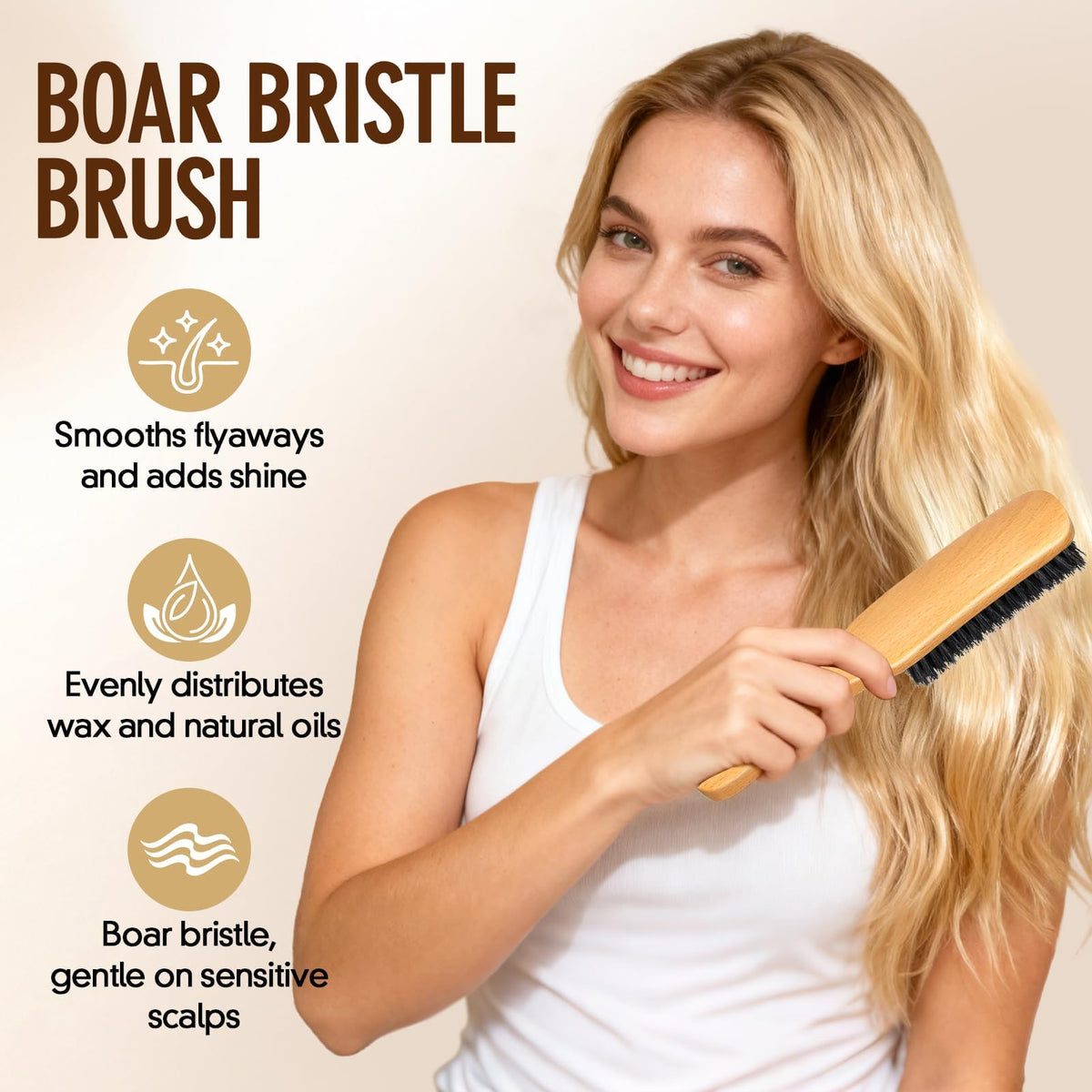 Dual-function edge brush for precise styling