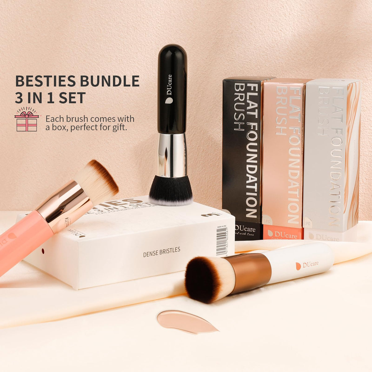DUcare brush set packaging with product details
