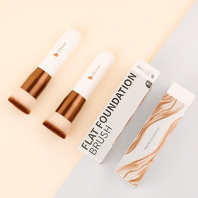 DUcare Foundation Brush Set 2pcs displayed in packaging