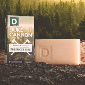 Duke Cannon Big Brick of Soap Fresh Cut Pine close-up