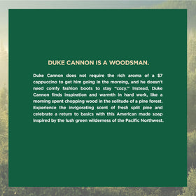 Duke Cannon Big Brick of Soap Fresh Cut Pine packaging