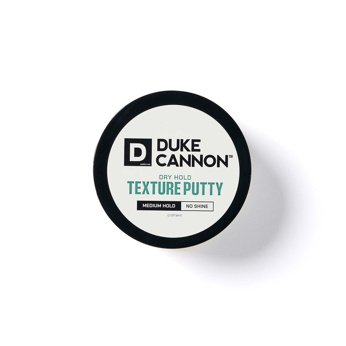 Duke Cannon Dry Hold Texture Putty 2 oz with application