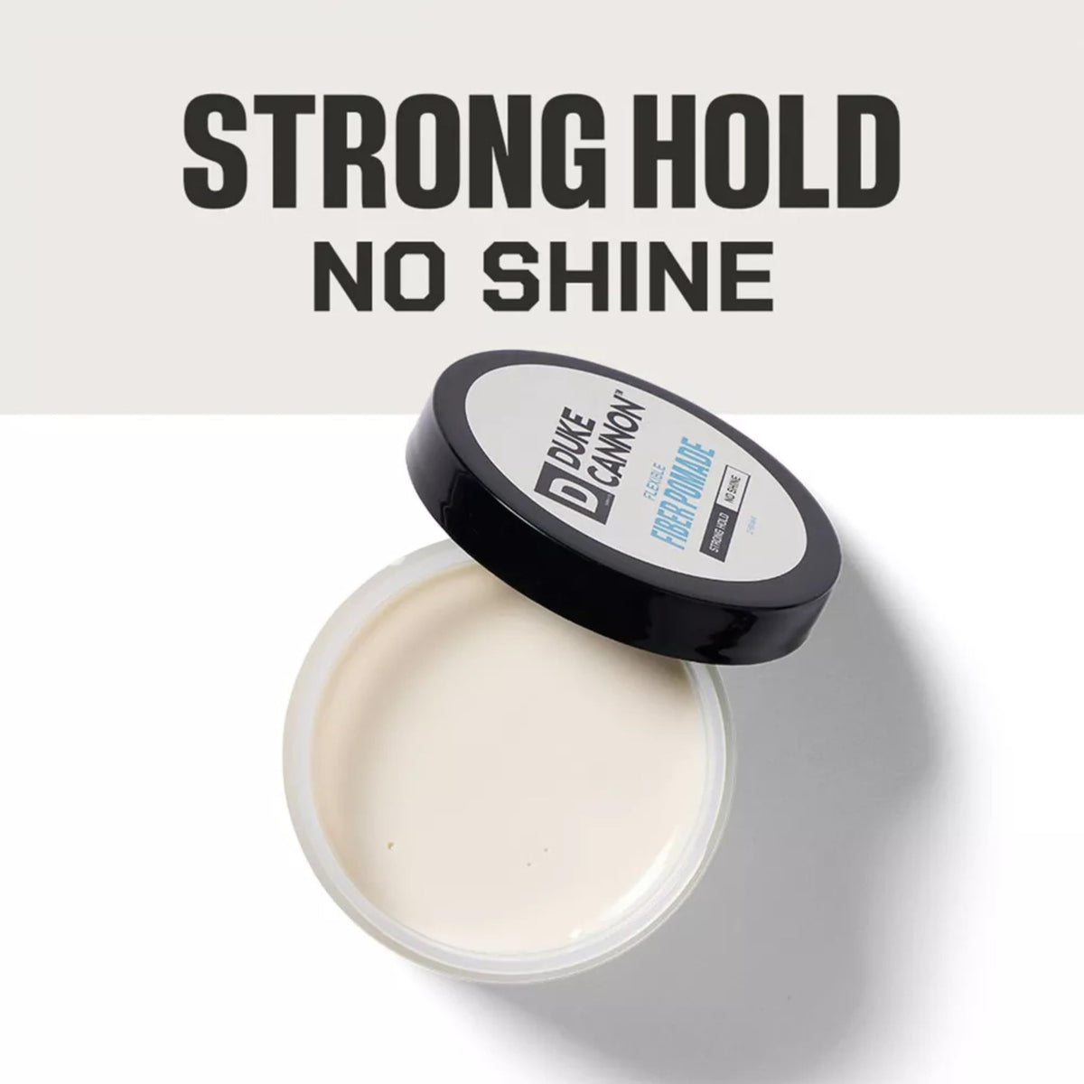 Duke Cannon Flexible Fiber Pomade 4.6 oz side view