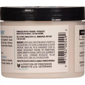 Duke Cannon Flexible Fiber Pomade 4.6 oz top view