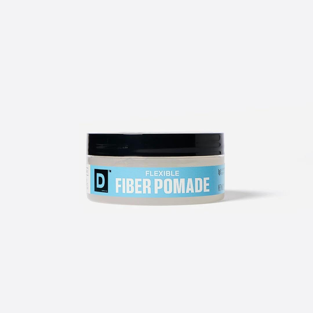 Duke Cannon Flexible Fiber Pomade in use on hair