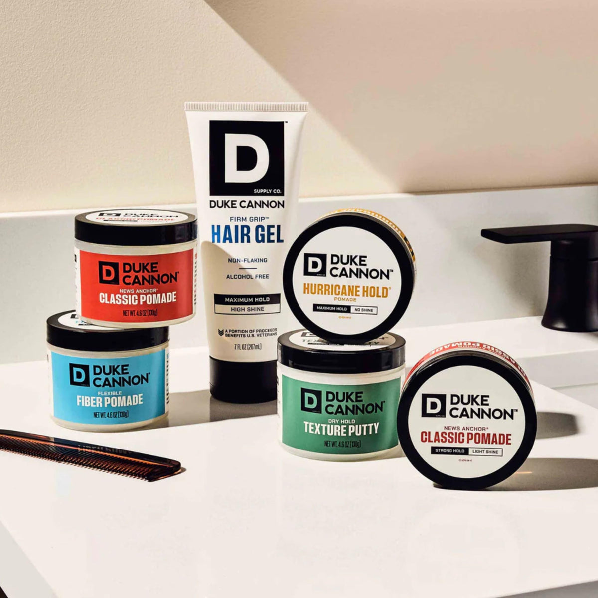 Duke Cannon grooming products collection
