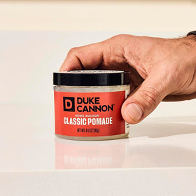 Duke Cannon News Anchor Classic Pomade 4.6 oz side view