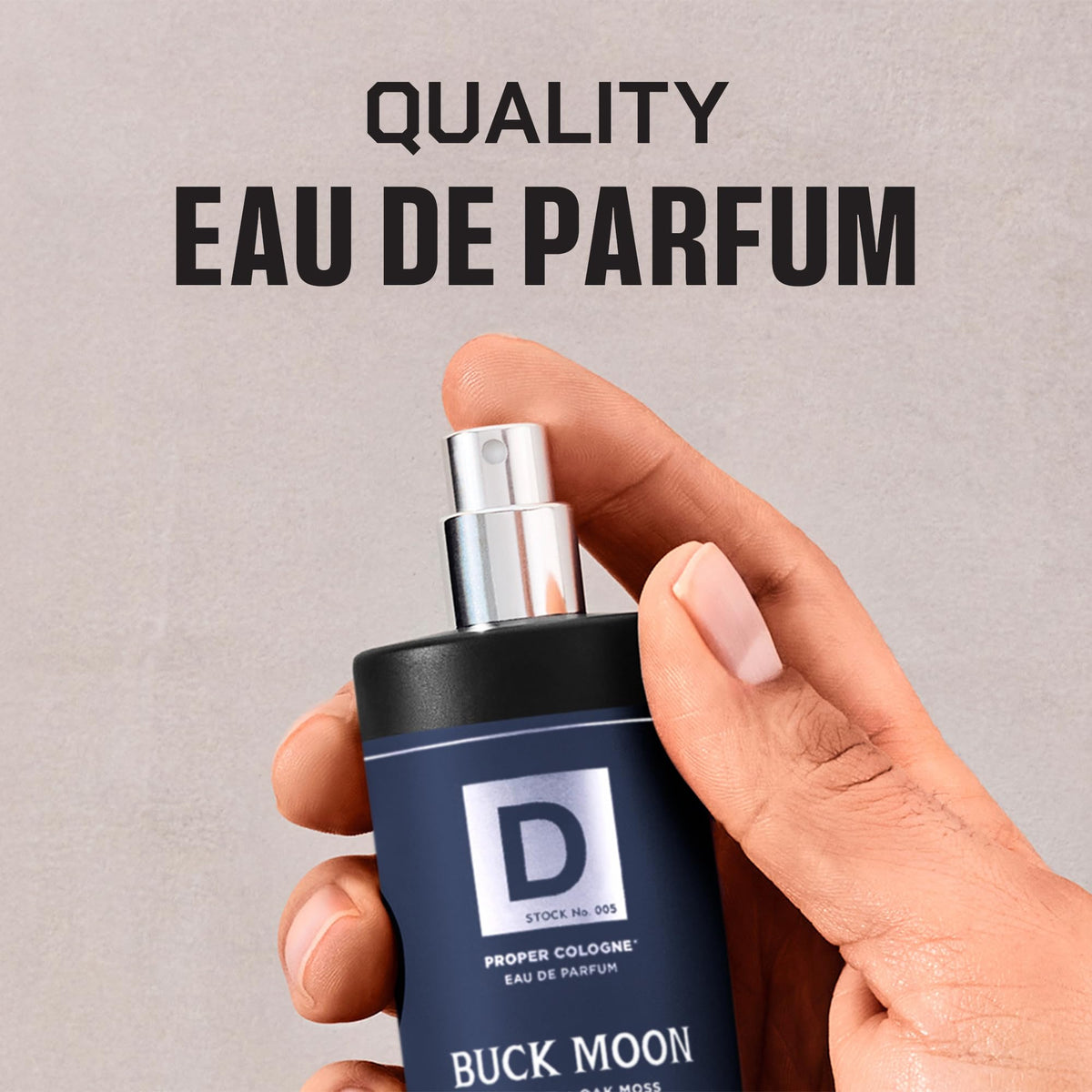Duke Cannon Proper Cologne Buck Moon with grooming products