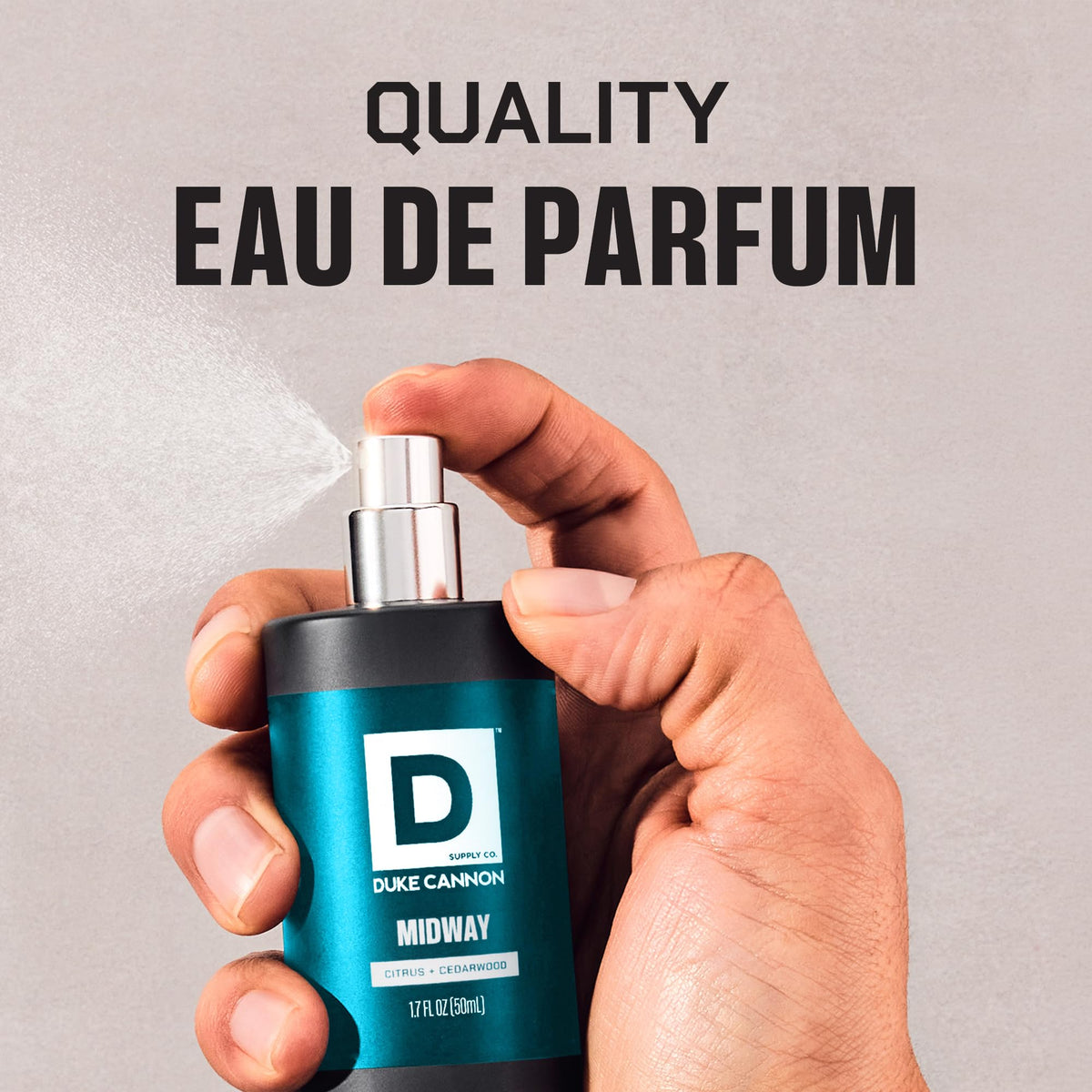 Duke Cannon Proper Cologne Midway packaging details