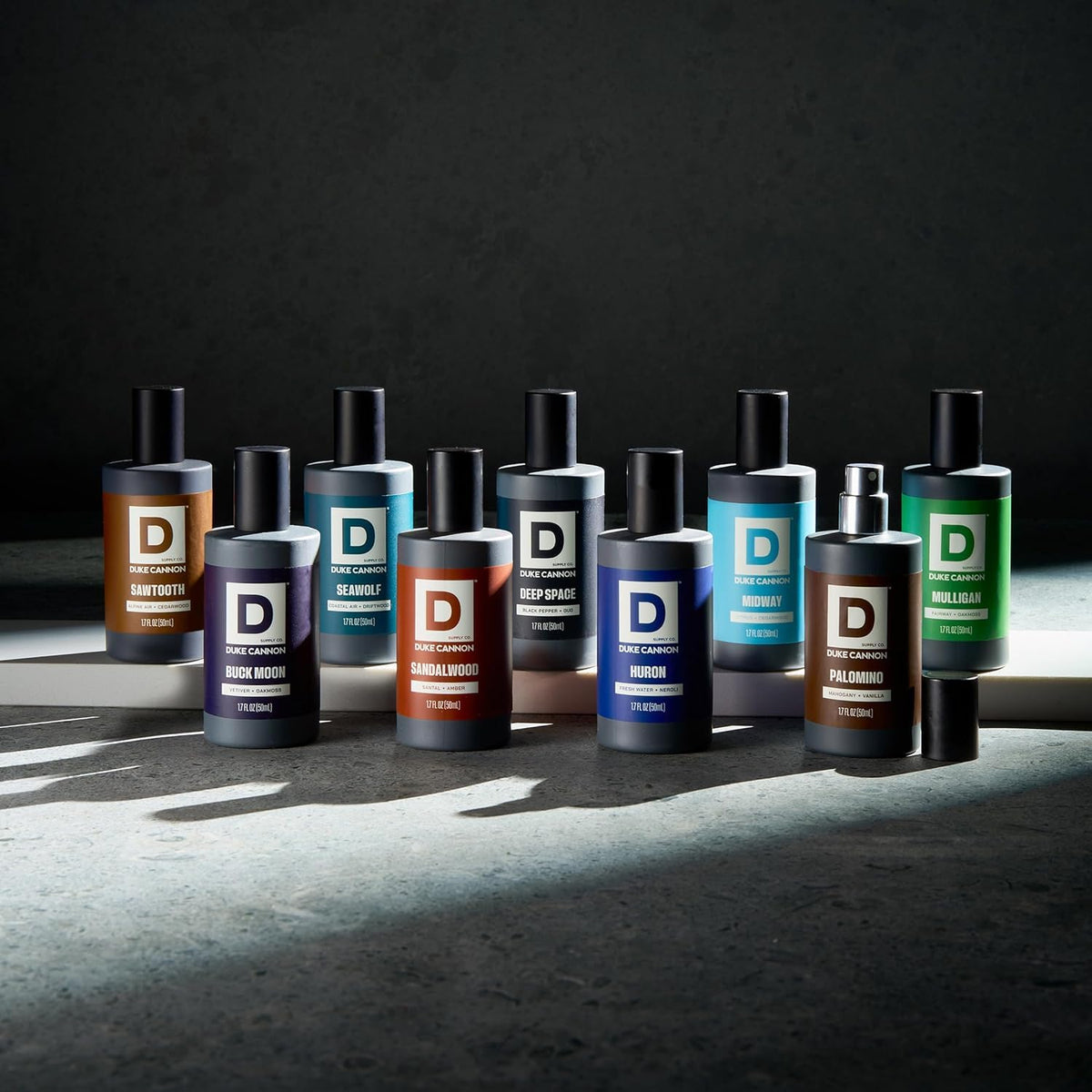 Duke Cannon Proper Cologne Sampler Set packaging