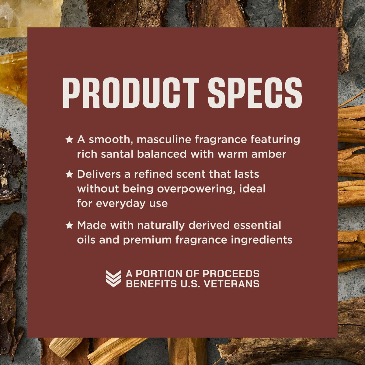 Duke Cannon Proper Cologne Sandalwood packaging