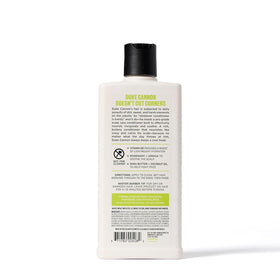 Duke Cannon Scalp Care Conditioner back view with ingredient list