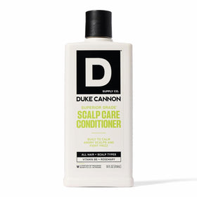 Duke Cannon Scalp Care Conditioner front view, 14 oz bottle