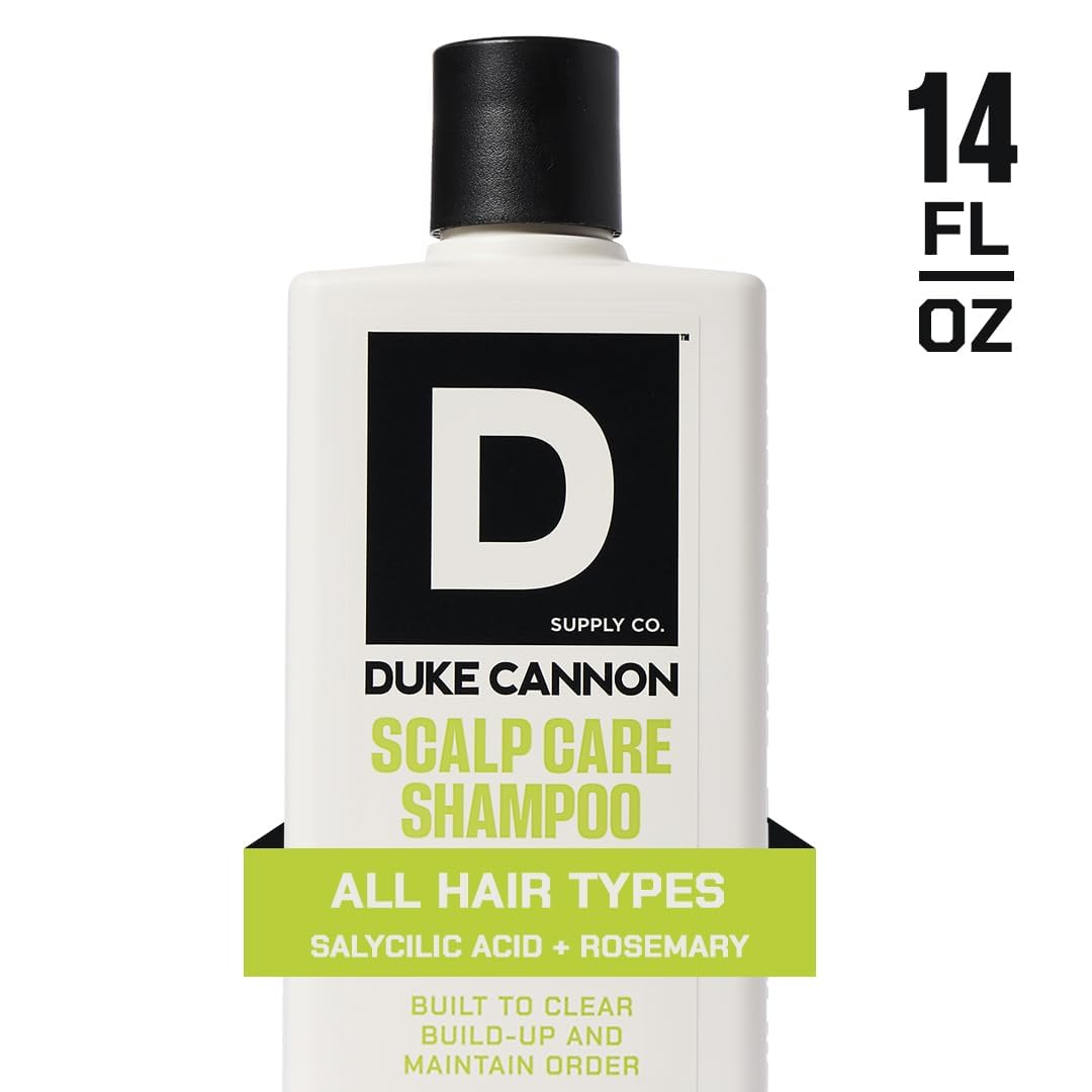 Duke Cannon Scalp Care Shampoo 14 oz side view