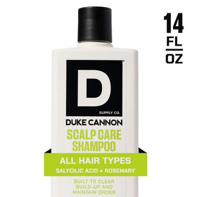 Duke Cannon Scalp Care Shampoo 14 oz side view