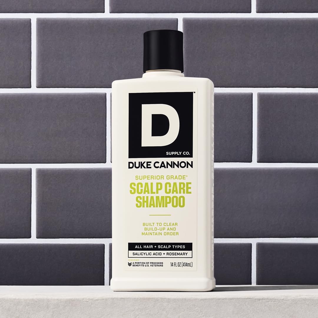 Duke Cannon Scalp Care Shampoo 14 oz with ingredients