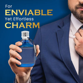 Dumont Nitro Blue Eau De Parfum with floral elements