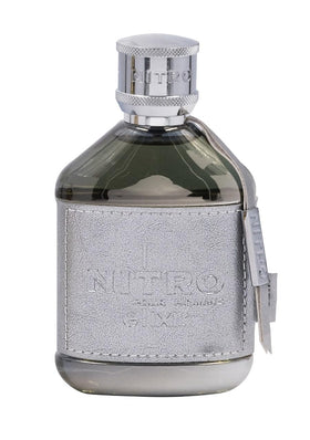 Dumont Nitro Elixir Eau de Parfum 3.4 Fl Oz packaging in matte grey box