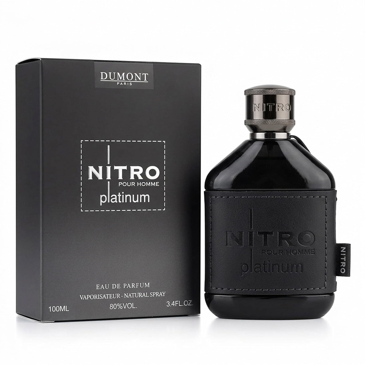 Dumont Nitro Platinum Eau De Parfum 3.4 Fl Oz front view