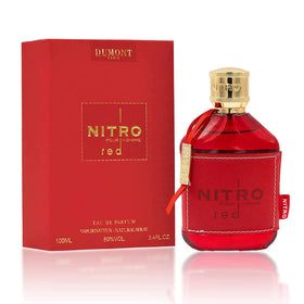 Dumont Nitro Red Eau De Parfum 3.4 Fl Oz front view
