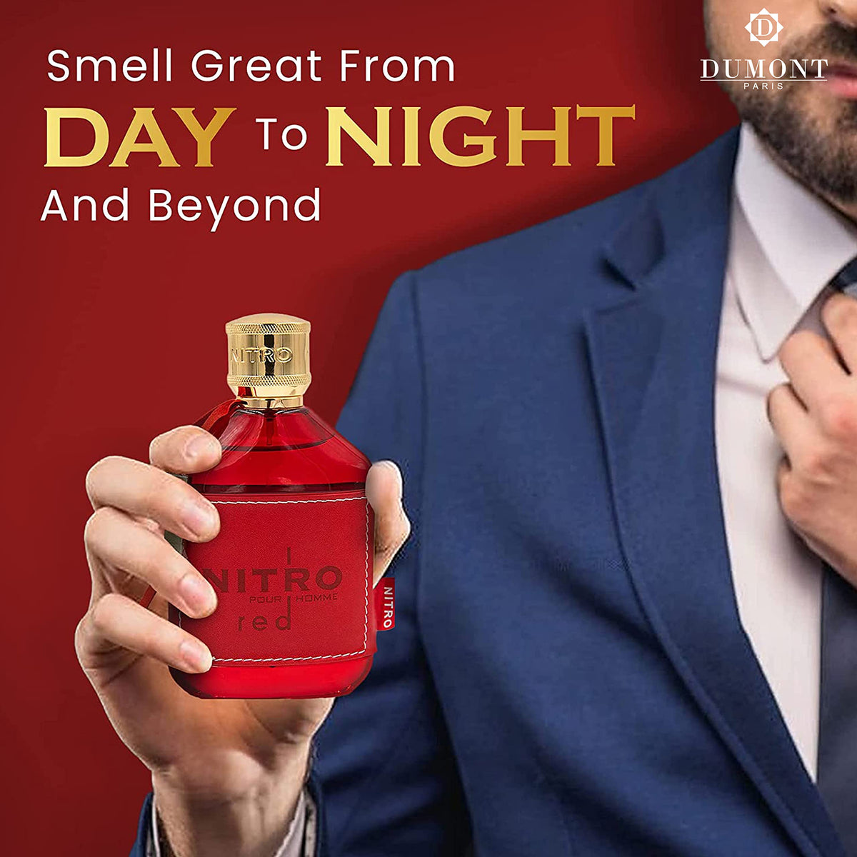 Dumont Nitro Red Eau De Parfum lifestyle scene