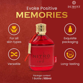 Dumont Nitro Red Eau De Parfum packaging