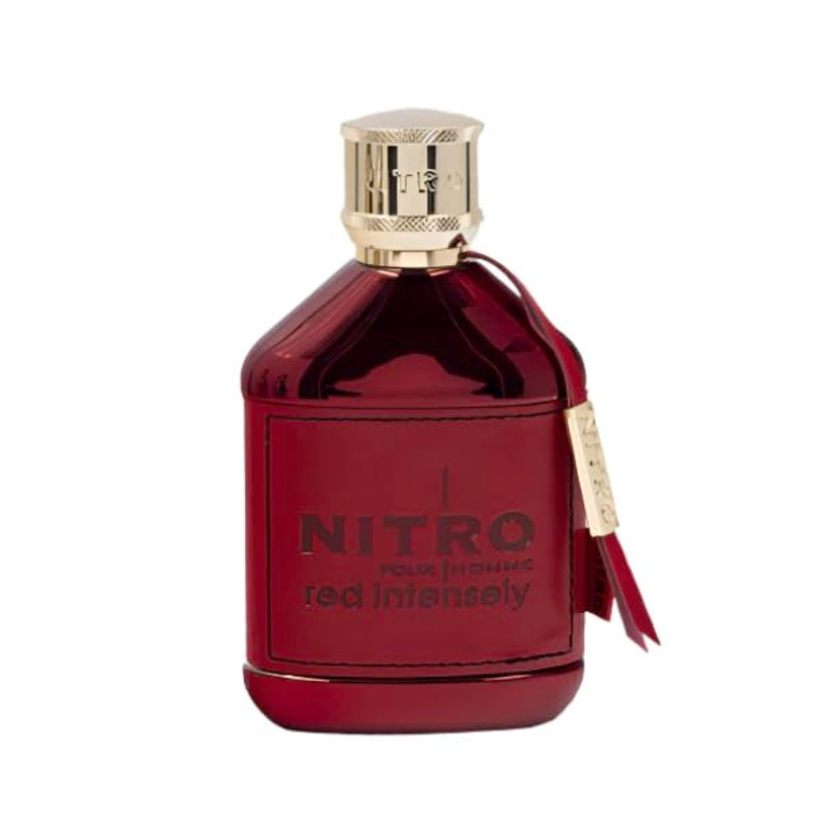 Dumont Nitro Red Extrait De Parfum bottle close-up