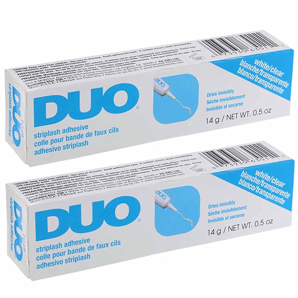 DUO Eyelash Glue Clear Adhesive 2 Pack front view