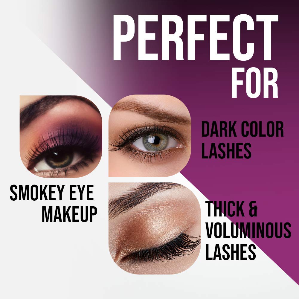 DUO Quick-Set Eyelash Glue Dark Tone with false lashes