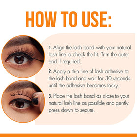 DUO Strip Lash Adhesive in hand for application