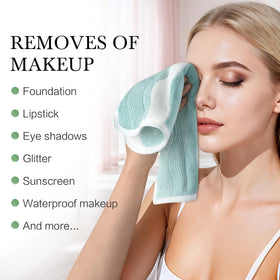 Durable edges of SINLAND microfiber face towel