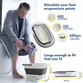 Durable foot soak tub for home use