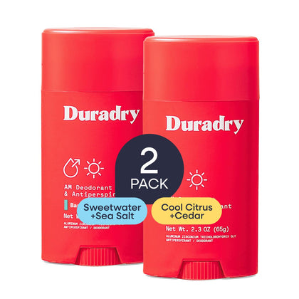 Duradry Clinical Sweat Control Stick Duo - Barca and Limitless front view