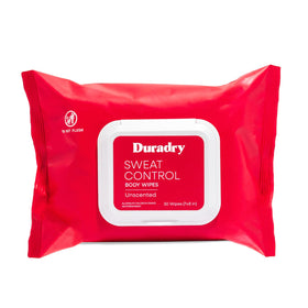 Duradry Sweat Control Body Wipes packaging front view