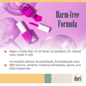 duri Berry Margarita Neon Purple Nail Polish side view