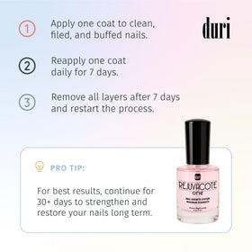 duri Rejuvacote 1 Nail Growth System with nails in background