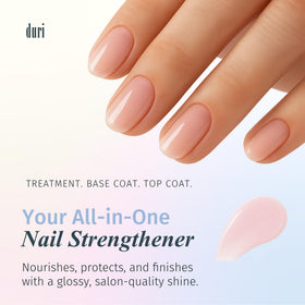 duri Rejuvacote 1 Nail Strengthener on a vanity