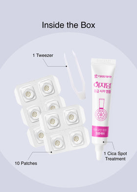 DWEasyDerm Quick Microdart Pimple Patch tweezer for application