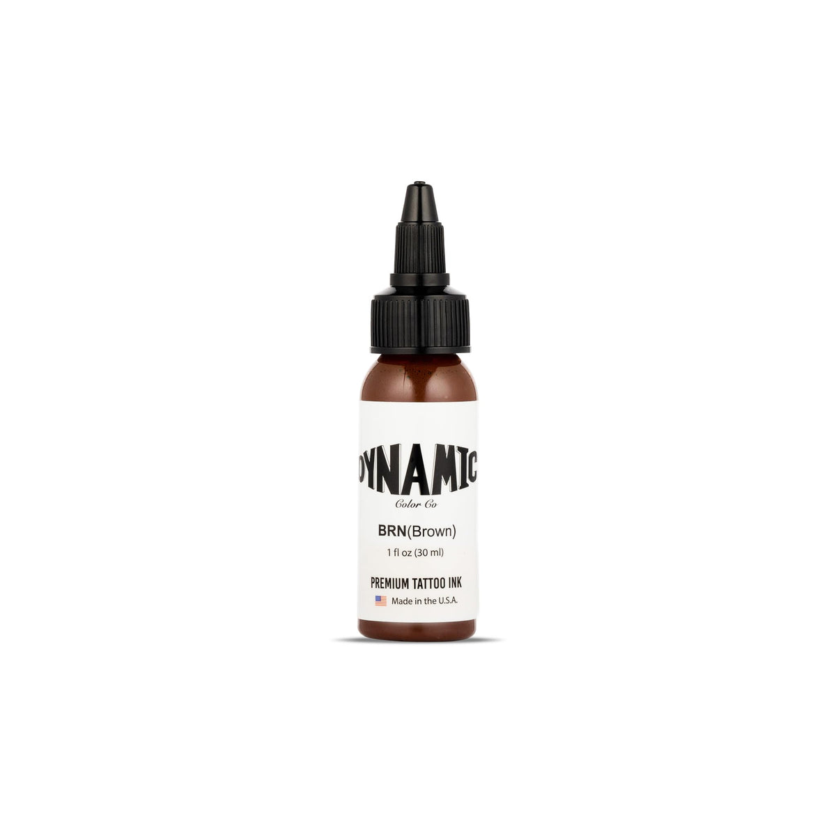Dynamic Color Brown Tattoo Ink 1 oz front view